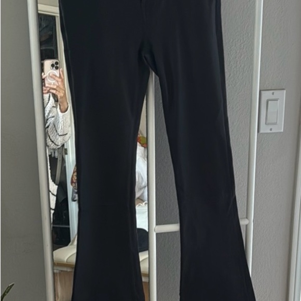 Free People lamb leather flares